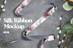 Silk Ribbon Mockup, a Graphic by rebrandy