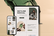 Canva Website Template, a Websites & App Template by Asha Glenn Design Studio (Thumbnail 4 of 10)