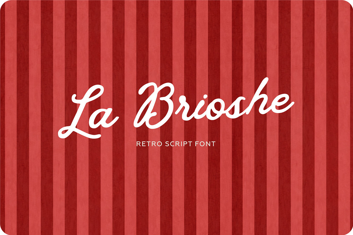 La Brioshe | Script font, a Script Font by AngelinaKovel (Photo 1 of 16)