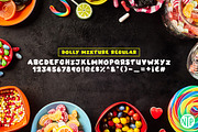 Dolly Mixture font, a Sans Serif Font by Neil Tony Porter (Thumbnail 2 of 5)