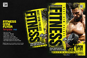 Fitness Flyer Template, a Flyer Template by Tarommir (Thumbnail 1 of 3)