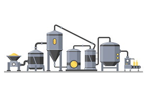 Brewery. Vintage brewing, an Illustration by Things for designers