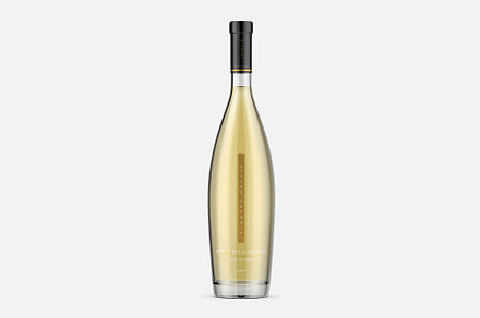 White Wine Bottle Mockup