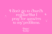 Daisy Tacky - Display Serif Font, a Serif Font by Artchitype Studio (Thumbnail 6 of 12)
