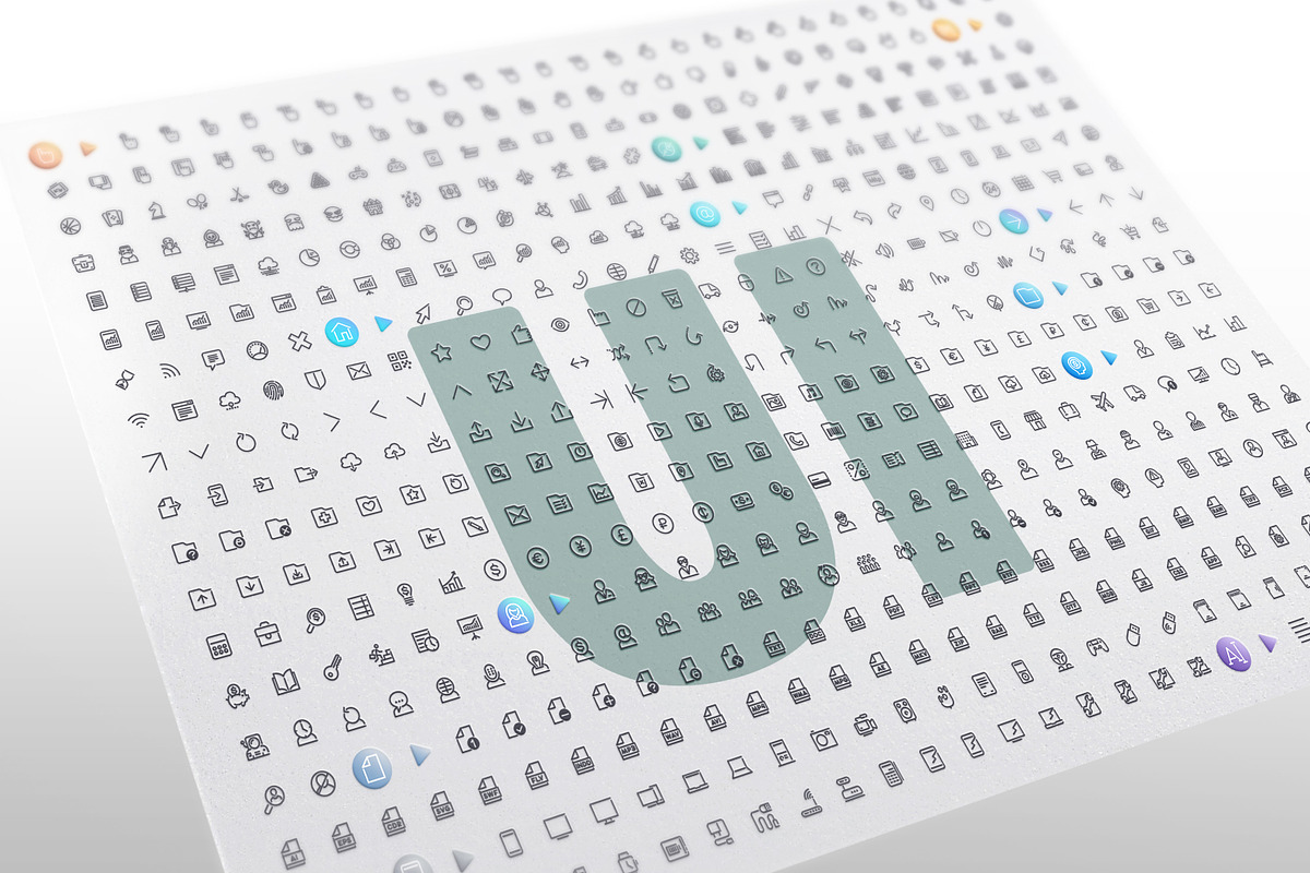 UI 700+ Line Icons Bundle, an Outline Icon by Voysla's Shop (Photo 7 of 8)
