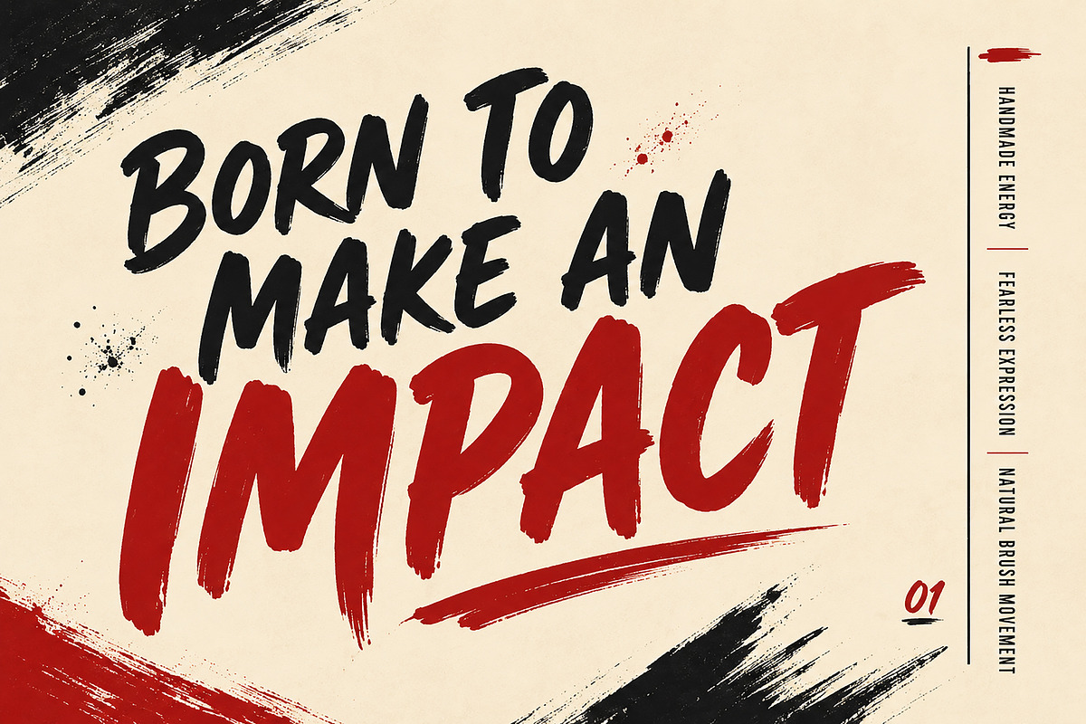 Slapstrike – Bold Brush Display Font, a Slab Serif Font by Wow Magic (Photo 3 of 4)