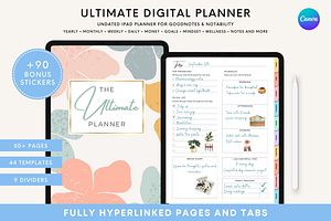 Undated Digital Life Planner iPad