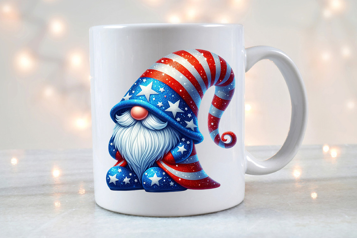 Patriotic Gnome Clipart Independence, an Illustration by Designworld (Photo 6 of 7)