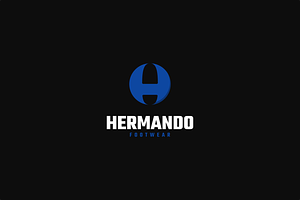 Letter H Footwear Logo