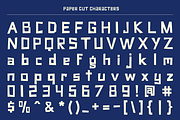 Paper Cut - Playful Display Font, a Sans Serif Font by roomspace creative lab (Thumbnail 9 of 9)