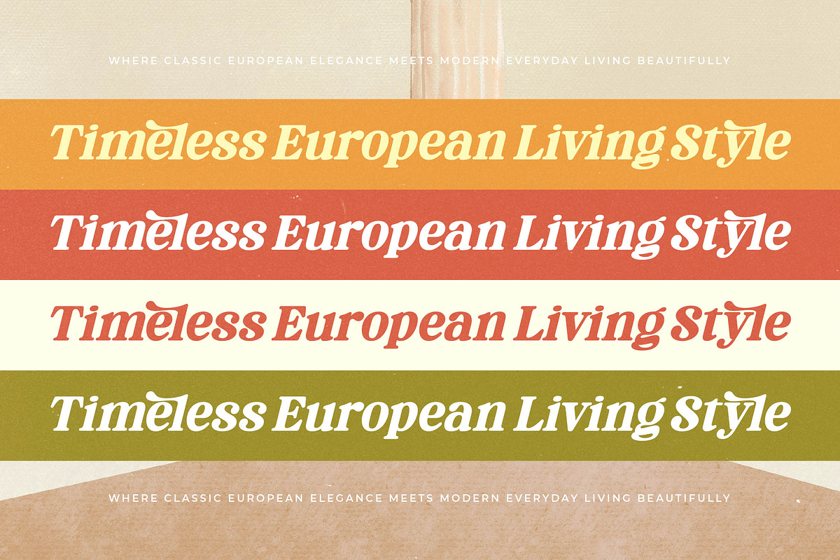 Kingly Queen Retro Serif Display, a Serif Font by timelesstype.co (Photo 12 of 20)
