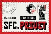 SFC Privet, a Slab Serif Font by Skilline Supply Co. (Thumbnail 2 of 7)