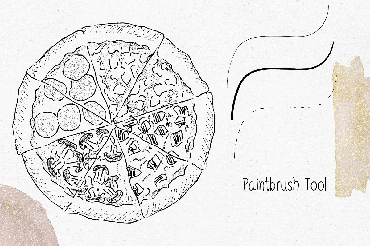 Retro Ink AI Brushes, a Brush Add-On by Leo Studio Design Lab (Photo 2 of 4)