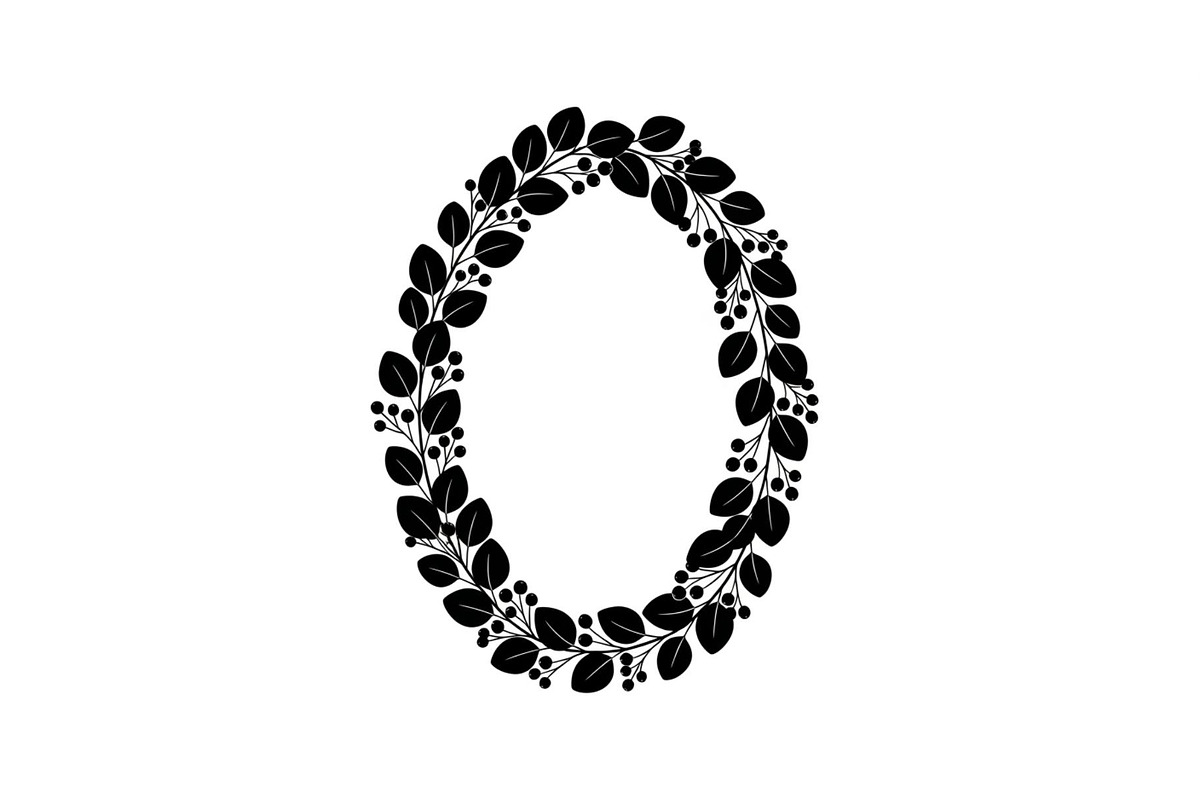 Floral Oval Wreath SVG Bundle, an Illustration by yasushie (Photo 4 of 31)