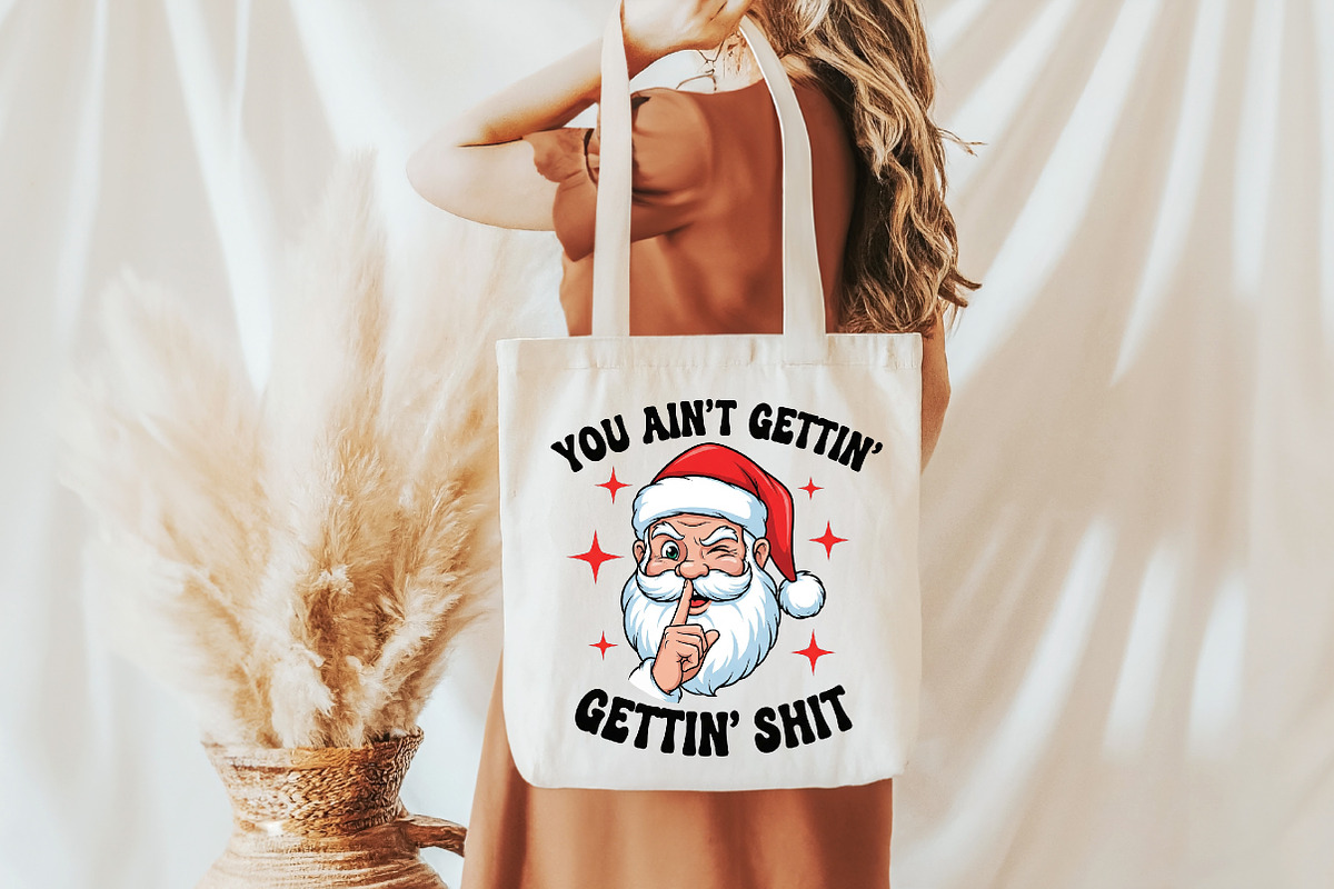 Funny Christmas Santa PNG, an Illustration by Craft Nest (Photo 3 of 6)