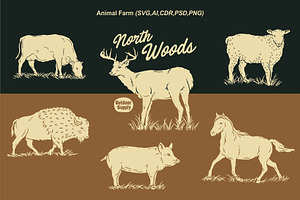 Farm (Horse,Pig,Deer,Bison,Cow,Goat)