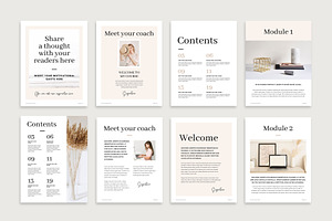 Coaching Workbook Templates Canva