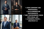 22 Business Man Headshot Prompts, a Business Photo by Selenique Studio (Thumbnail 6 of 10)