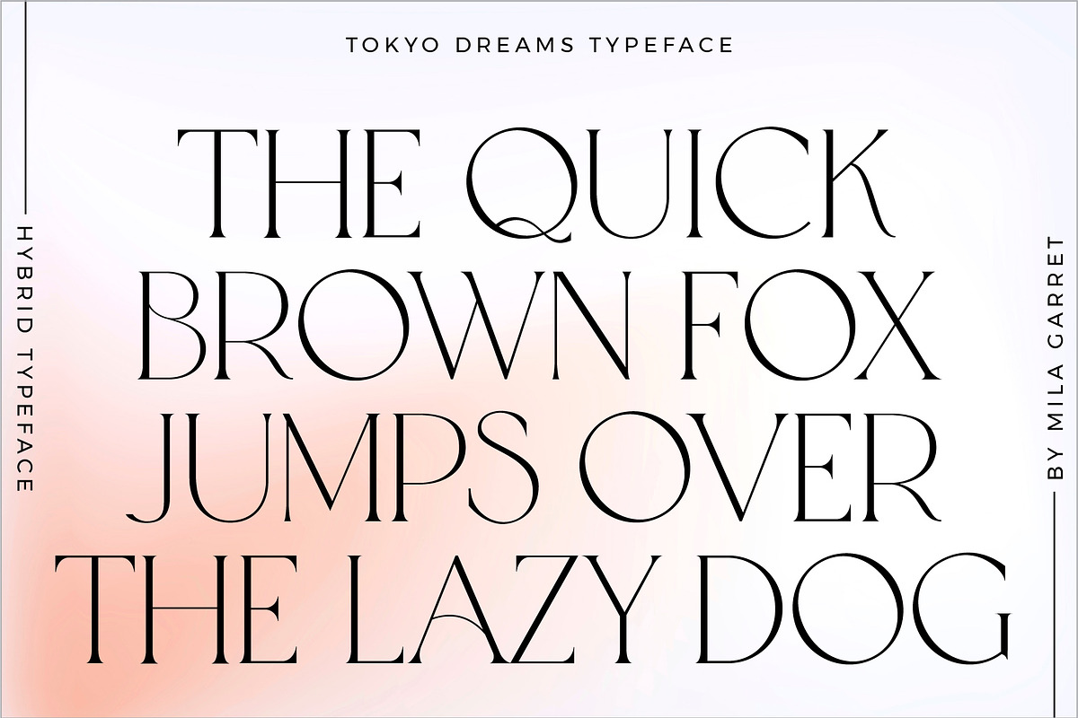 Tokyo Dreams Display Ligature Serif, a Serif Font by Mila Garret (Photo 24 of 28)