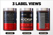 2lb Whey Protein Jar Mockup B1-Pro, a Packaging Mockup by Design Warlord (Thumbnail 6 of 16)