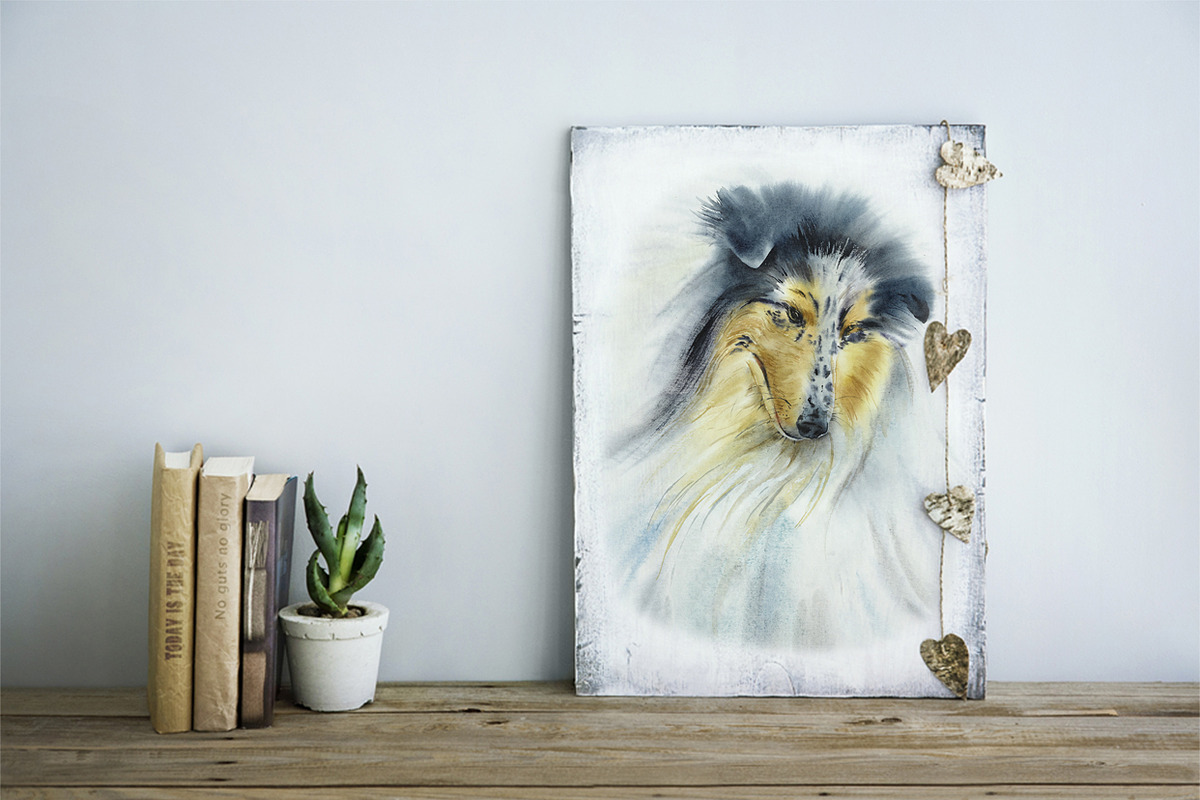 Watercolor dogs. Different Breeds, an Animal Illustration by Budogoshch (Photo 4 of 6)