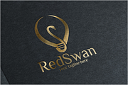 Red Swan / lamp - Logo, a Branding & Logo Template by Alfam17 (Thumbnail 2 of 4)
