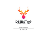 Modern Gradient Deer Stag Logo, a Branding & Logo Template by Artnivora.Std (Thumbnail 1 of 4)