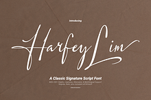 Harfey Lim Classic Signature Script