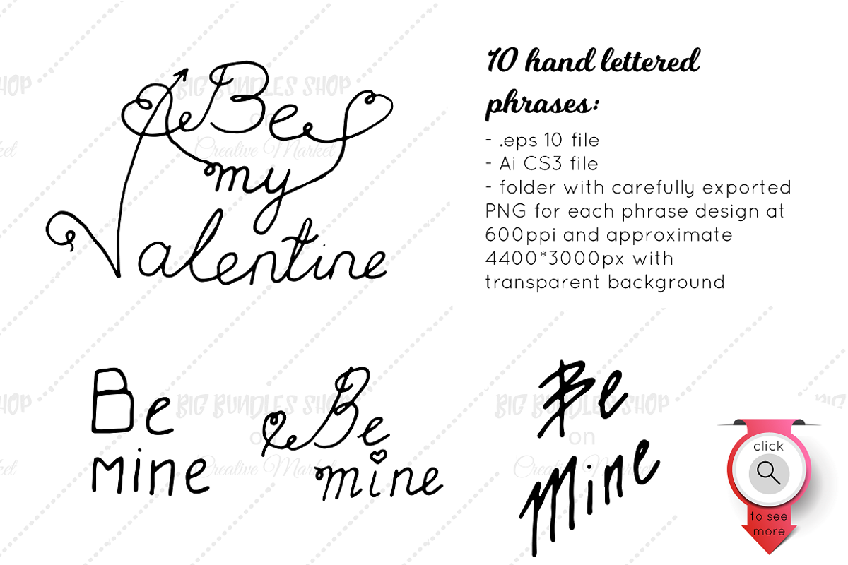 70% off Valentines inspired SALE, a Graphic by Big Bundles Shop (Photo 11 of 14)