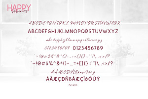 Happy Morning Font Duo