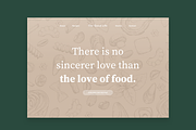 Minimal Food Blog/Web Template, a Websites & App Template by O N N O (Thumbnail 7 of 7)