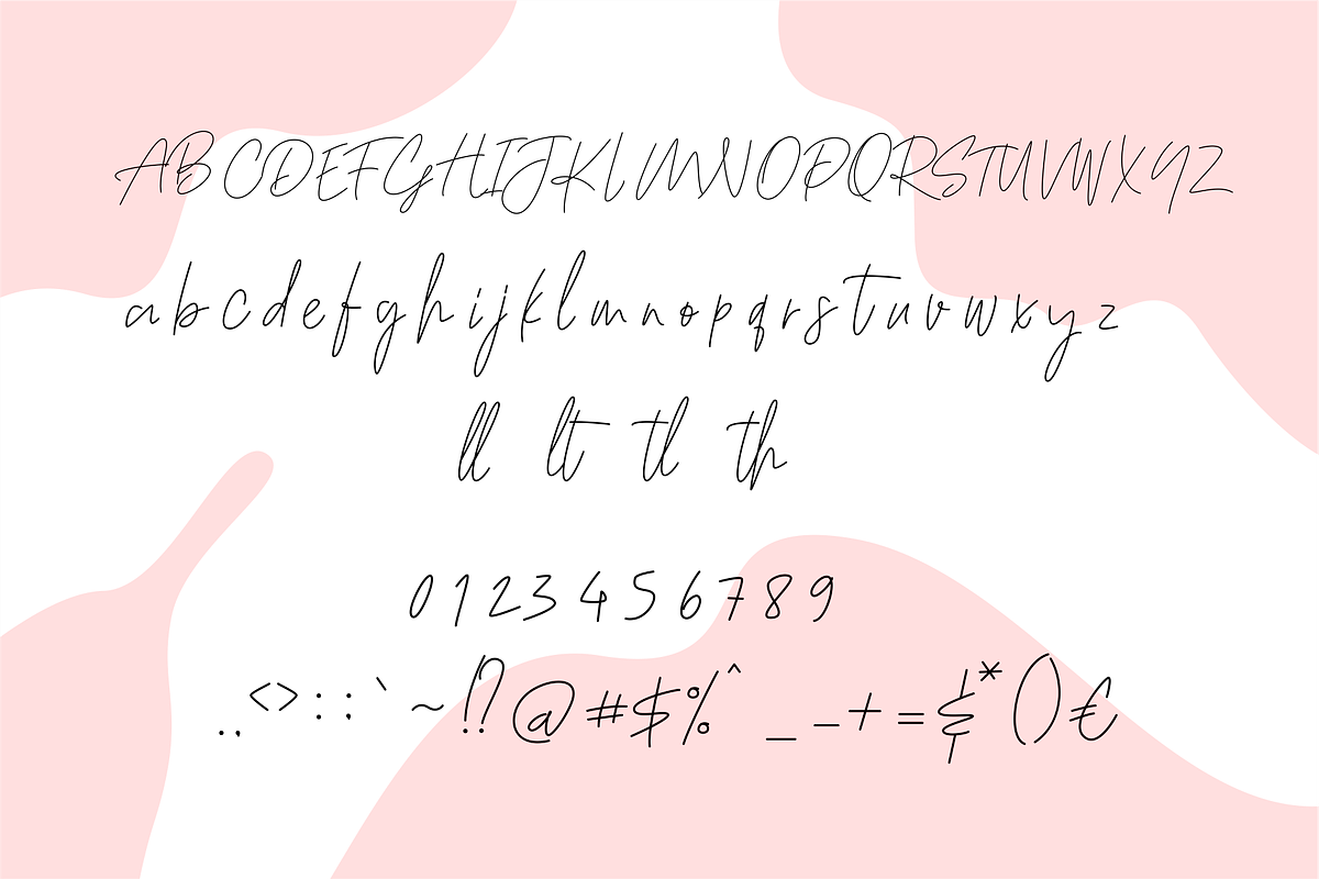 Pretty Girl Monoline Script Font preview 7