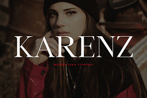 Karenz Modern Serif Typeface