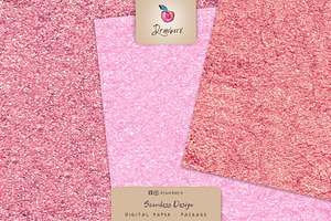 Pink Seamless Glitter Texture 098 DX