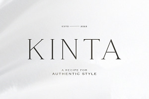Kinta - Authentic Serif