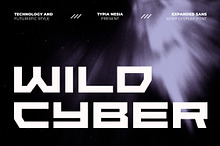 Wild Cyber - Modern Futuristic Font