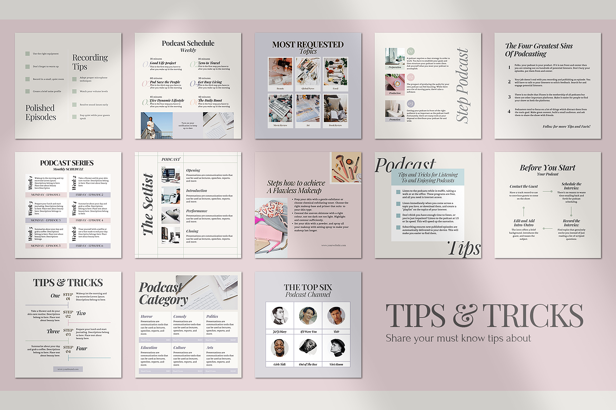 Instagram Podcast Starter Kit, a Social Media Template by Analogi Studio (Photo 10 of 27)