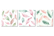 Pink & Green Feather Seamless Patter, a Texture Graphic by Dream Creation (Thumbnail 7 of 7)