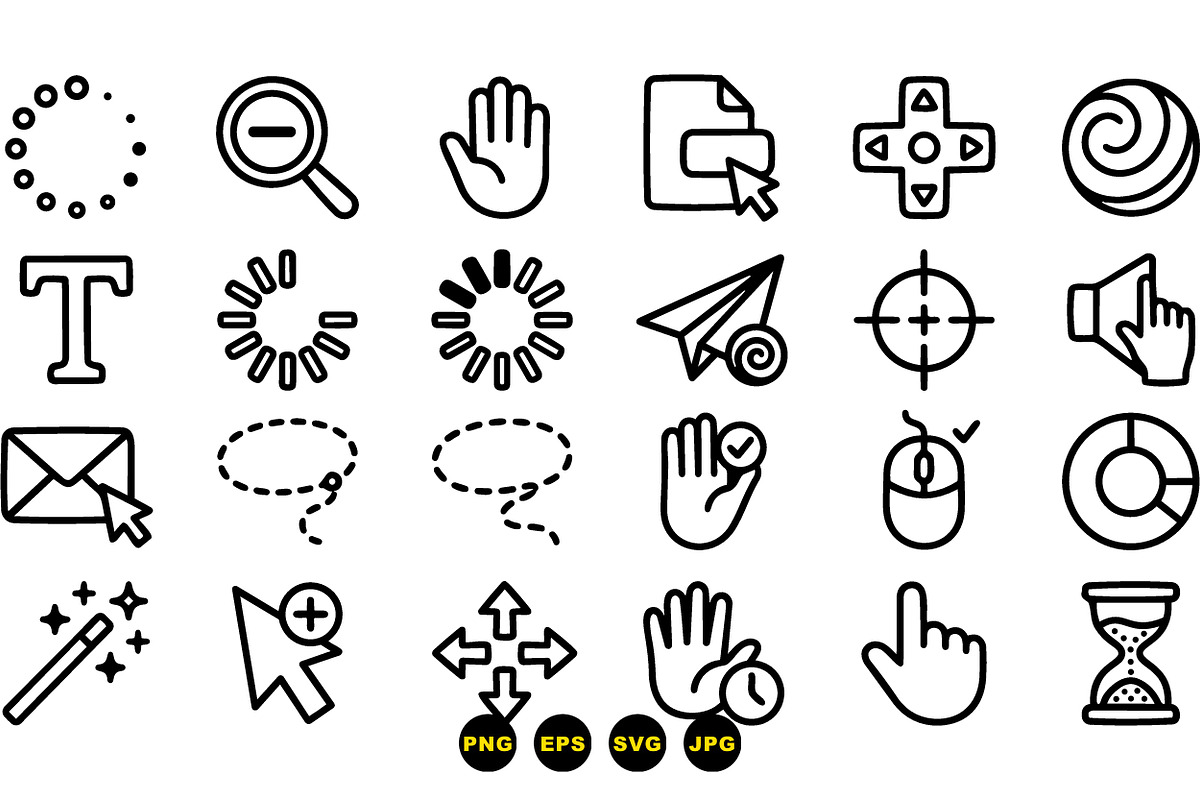 Minimal Line Icons Set, an Illustration by designvectx (Photo 2 of 3)