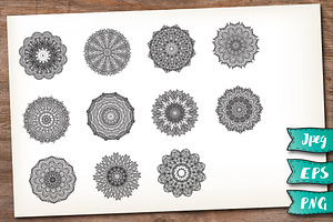 35 Decorative Mandalas