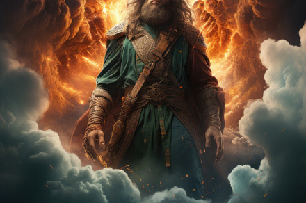 God in the clouds, a Photo by Pictures for you!!!!!!!!!