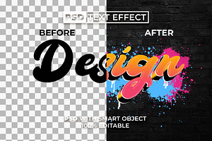 Design Text Effect Graffiti Style