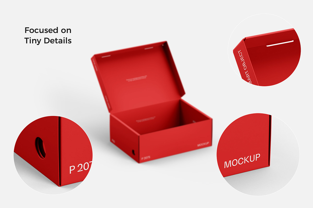 Shoe Box Mockup, a Packaging Mockup by Ram Studio LLC (Photo 5 of 13)