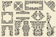 Frames And Borders Ornate Vintage, a Decorative Illustration by Samira (Thumbnail 2 of 6)