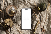 Xmas Device Mockup Phone ch4, an iPhone Mockup by PawMockups (Thumbnail 2 of 10)