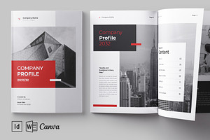 Company Profile Brochure | Canva, a Brochure Template by HiveArts