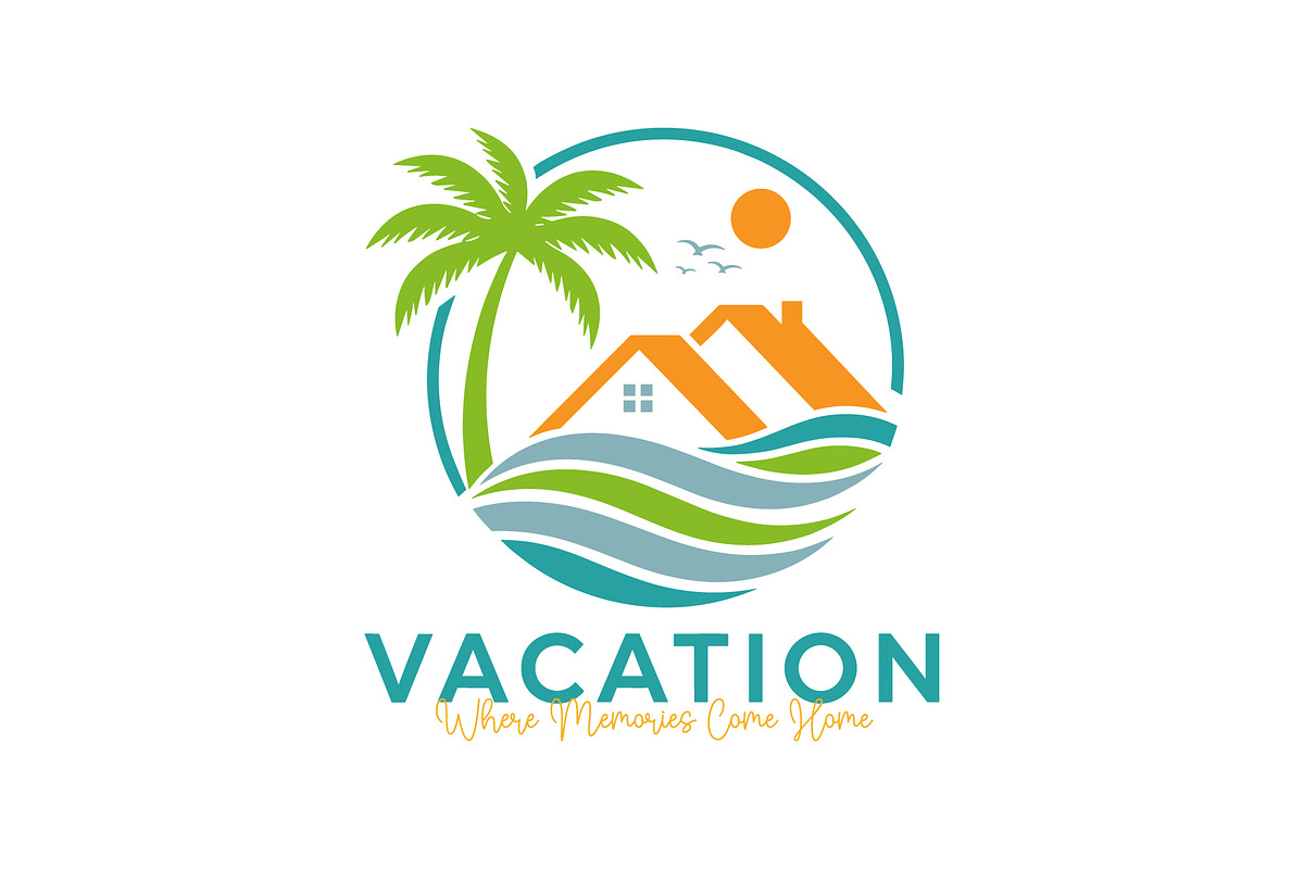 Vacation Logo | Beach & Travel, a Branding & Logo Template by Master Design (Photo 2 of 2)