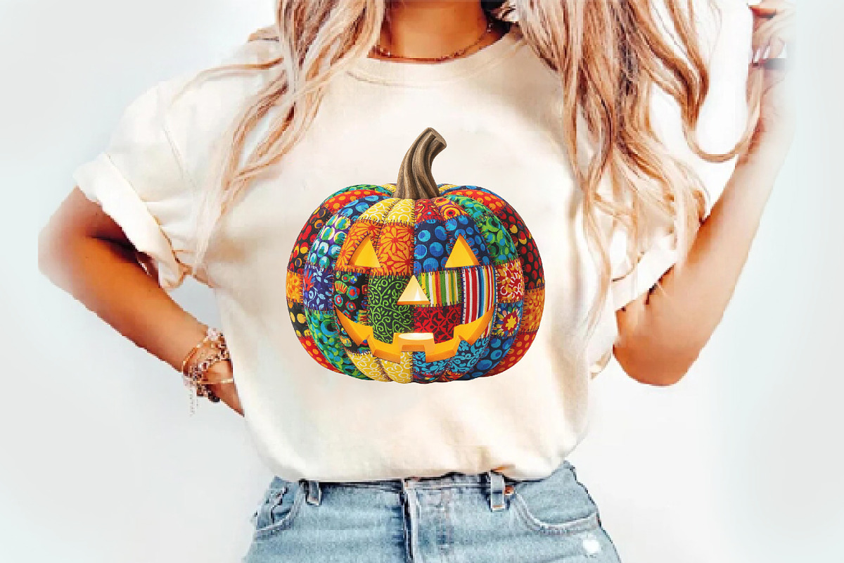 Preppy Floral Fall Pumpkin png, an Illustration by Watercolor design (Photo 4 of 4)