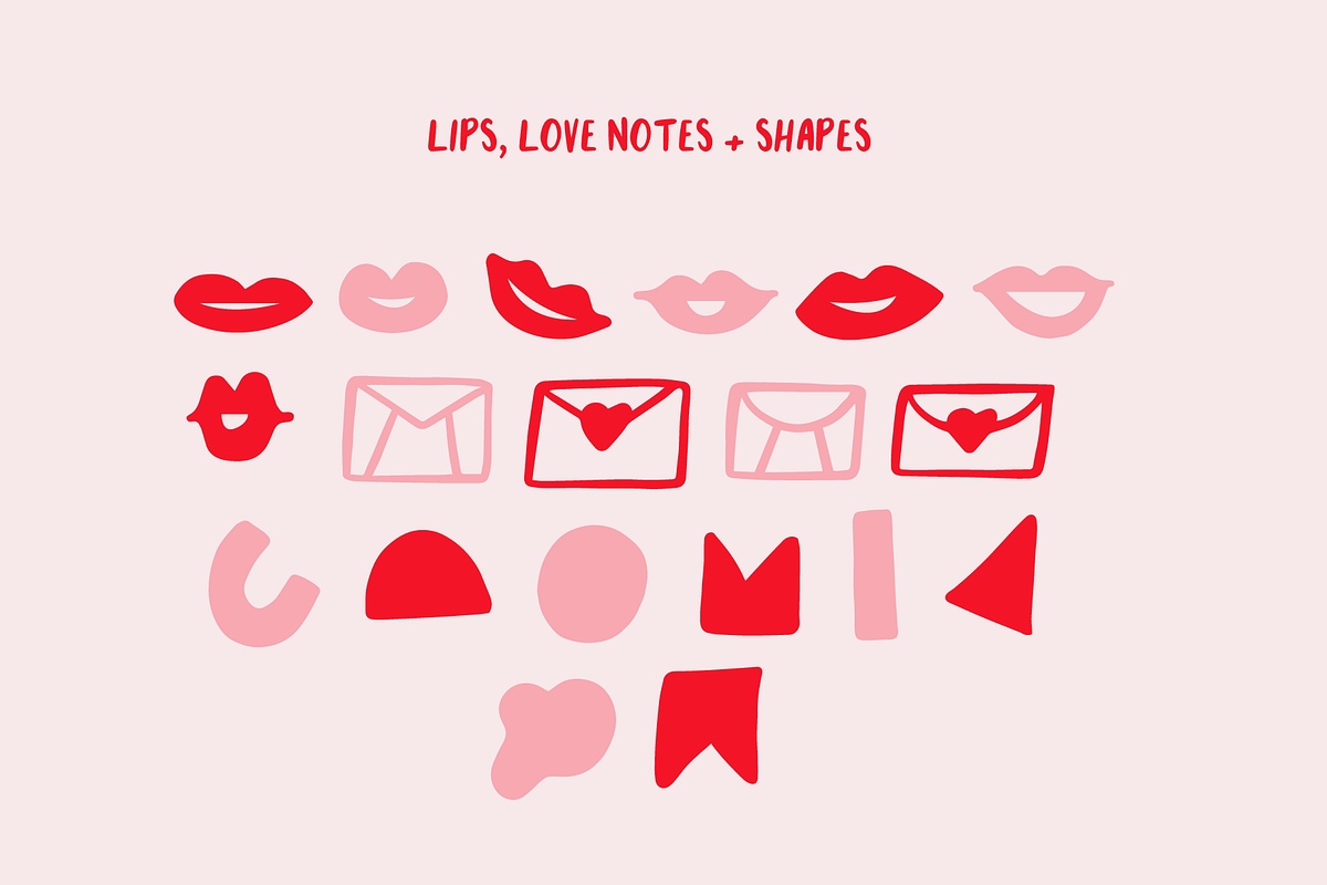 Valentine Font + Illustration Bundle, a Font by Forth and Wild (Photo 13 of 14)