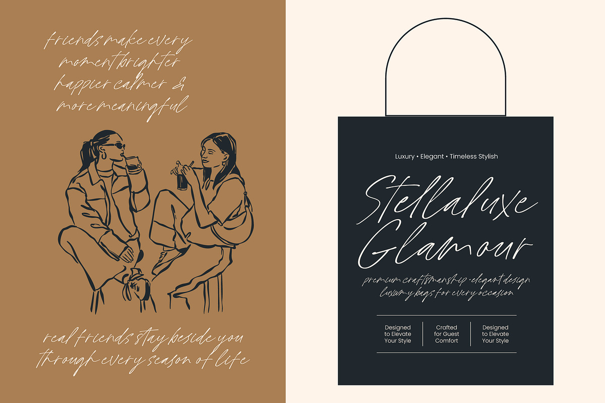 Nathing Still Stylish Calligraphy, a Script Font by Letterena Studios Script (Photo 2 of 10)